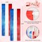 2-Pack Red, White & Blue Foil Fringe Backdrop Curtains – Tinsel Streamer Party Decorations for Patriotic Events, Memorial Day, 4th of July, and Independence Day